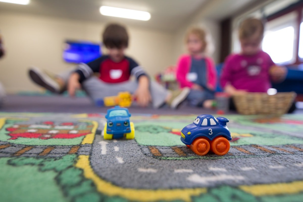 Children engaged in hands-on learning at a Reggio-inspired classroom
